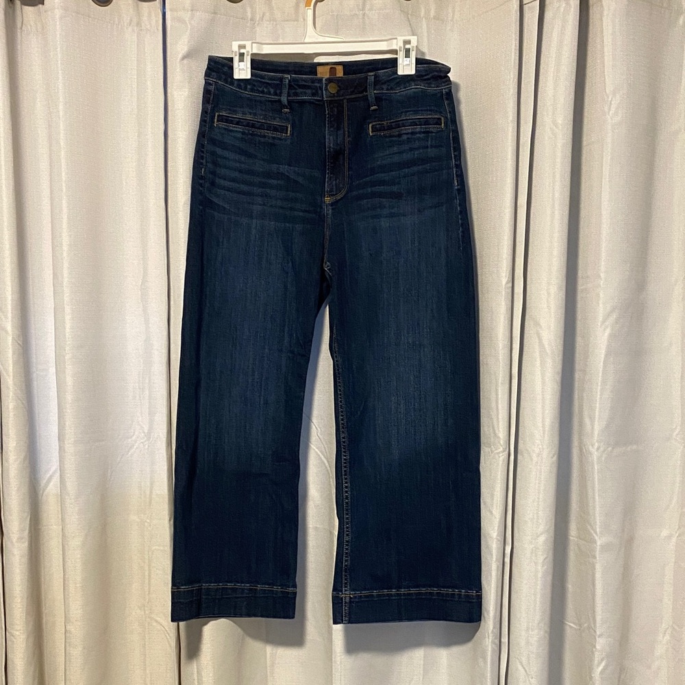 DRIFTWOOD Charlee Dark Blue Women's Straight wide Leg Jeans size 31